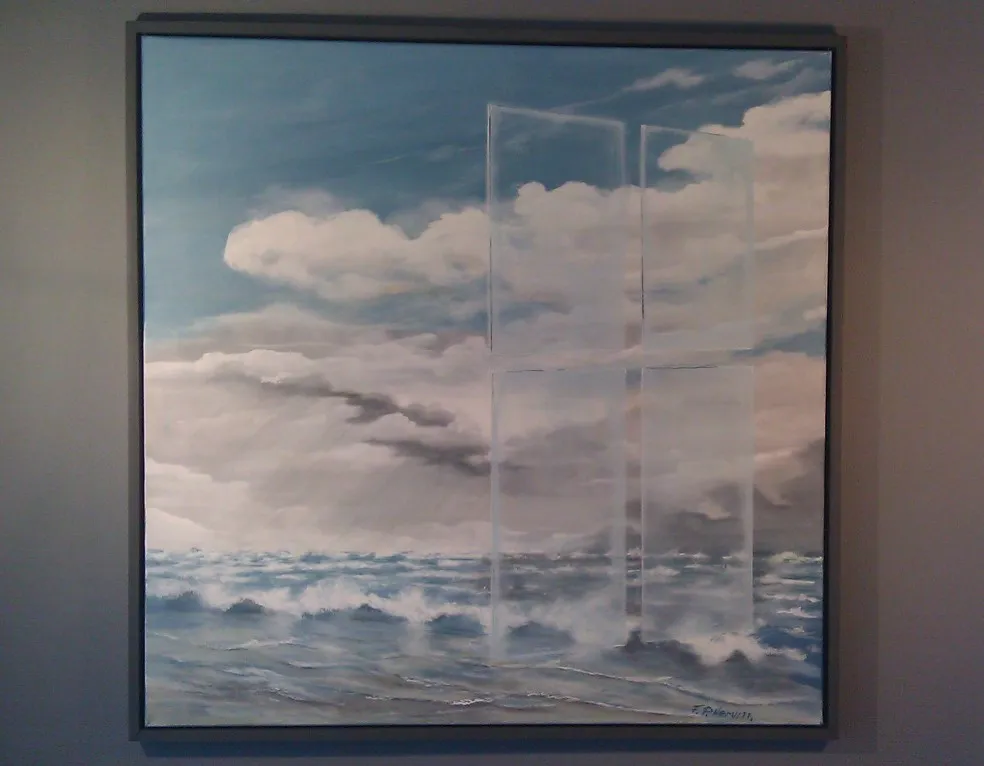 Maleri nr 5 100 cm X 100 cm